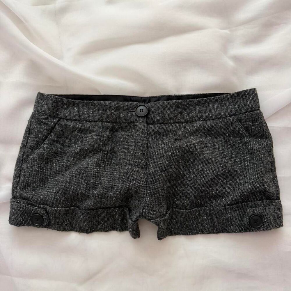 Unbranded Women's Grey and Black Shorts